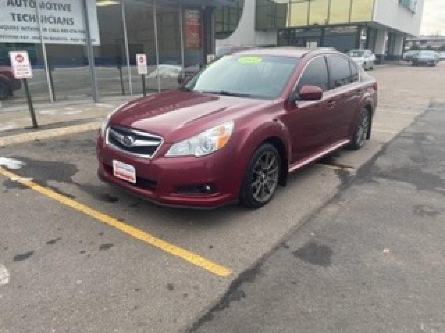 2012 Ruby Red Pearl /Off-Black Subaru Legacy 2.5i (4S3BMCA60C3) with an 2.5L 4-Cylinder SOHC 16V engine, CVT transmission, located at 8595 Washington St., Thornton, CO, 80229, (303) 287-5511, 39.852348, -104.978447 - 2012 Subaru Legacy<br><br>D1 Auto NEVER charges dealer fees! All cars have clean titles and have been inspected for mechanical issues. We have financing for everyone. Good credit, bad credit, first time buyers.<br><br>Please call Lakewood Location 303-274-7692 or Thornton 303-287-5511 to schedule a - Photo#1